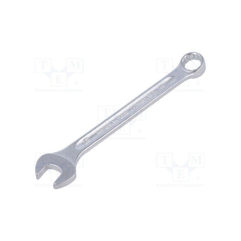 1 pcs x STAHLWILLE - 40081010 - Wrench, combination spanner, 10mm, chromium plated steel