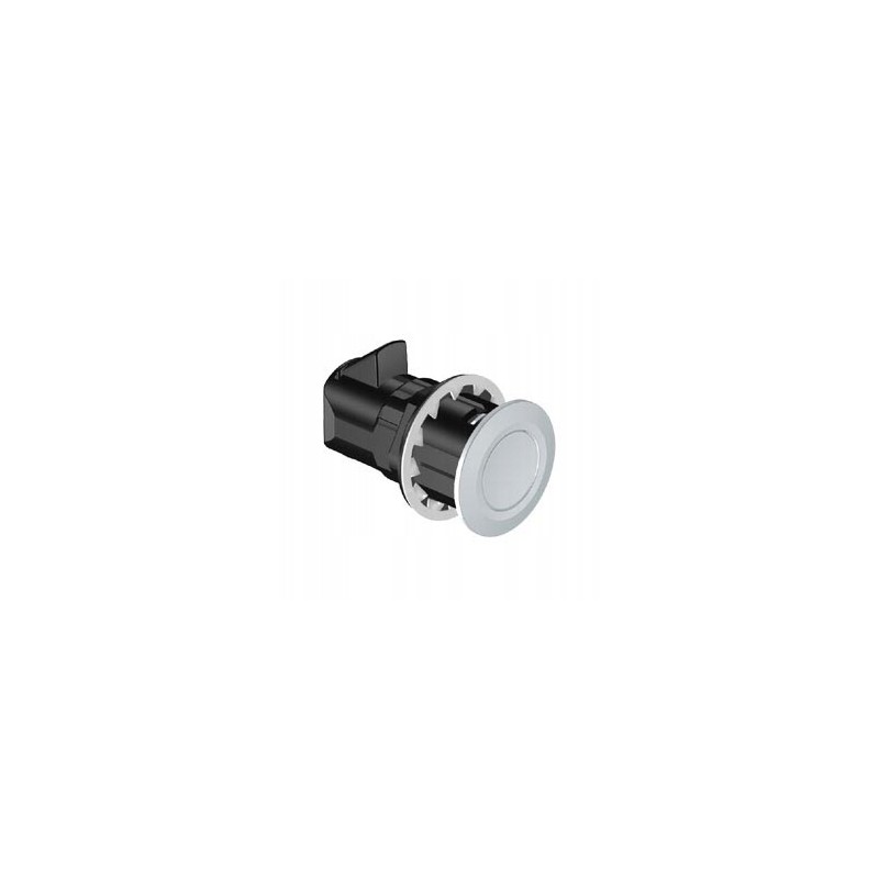 Southco black round push lock