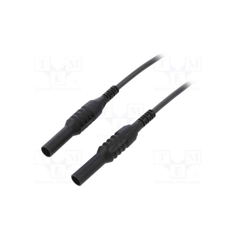 1 pcs x CLIFF - CIH30240B - Test lead, 1kVDC, 10A, banana plug 4mm,both sides, Len: 1.5m