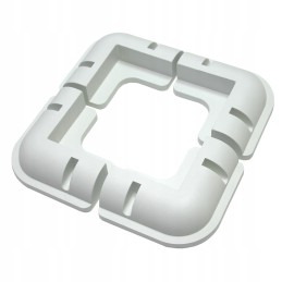 Corner solar panel holders for a camper