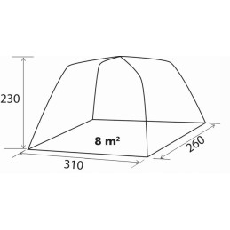 Tent for a camper trailer, bus vestibule