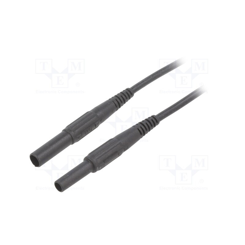 1 pcs x STu00c4UBLI - 66.9012-20021 - Test lead, 19A, banana socket 4mm,banana plug 4mm, insulated