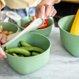 Connect food container with lid 2l green goat