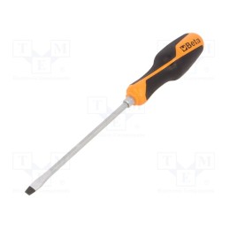 1 pcs x BETA - 12600156 - Screwdriver, slot, assisted with a key, 6,5x1,2mm, BETAGRIP