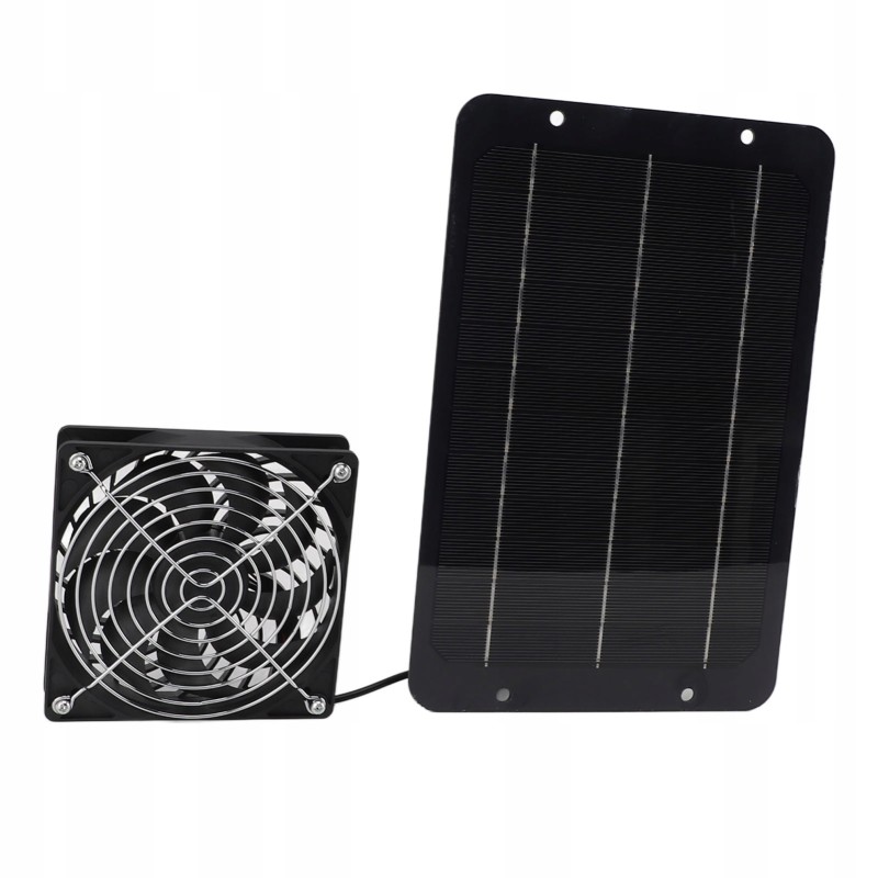 Solar panel fan kit 7w 12v monocrystalline ga