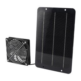 Solar panel fan kit 7w 12v monocrystalline ga