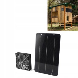 Solar panel fan kit 7w 12v monocrystalline ga