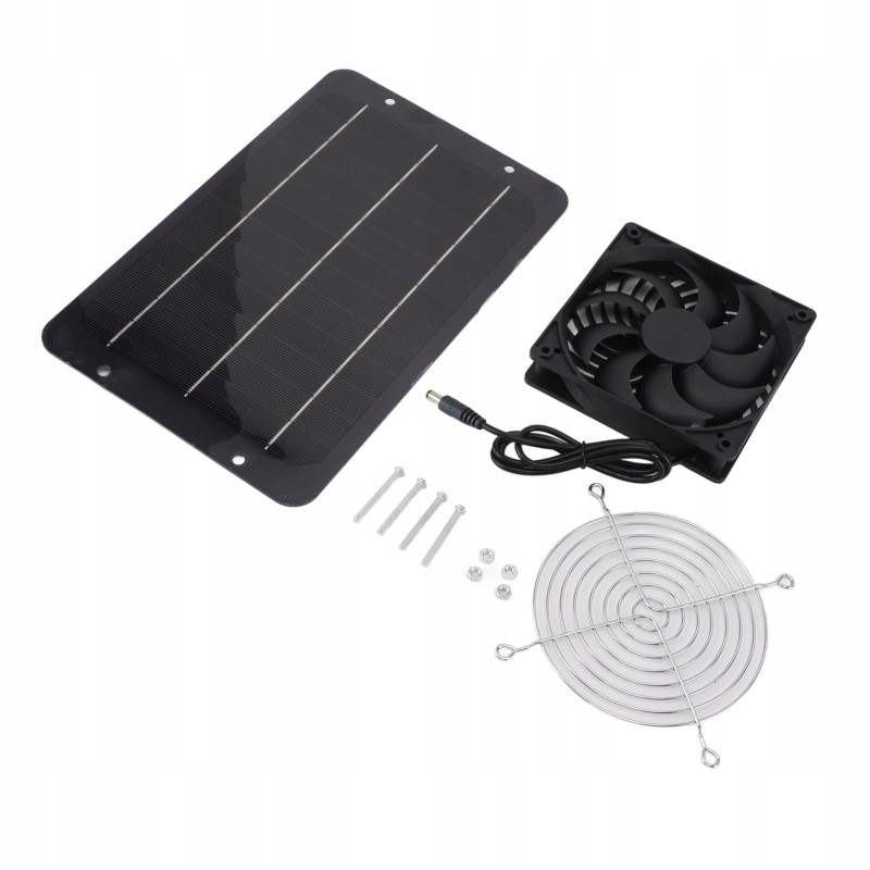 Solar panel fan kit 7w 12v monocrystalline kp