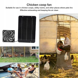 Solar panel fan kit 7w 12v monocrystalline kp