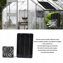 Solar panel fan kit 7w 12v monocrystalline kp