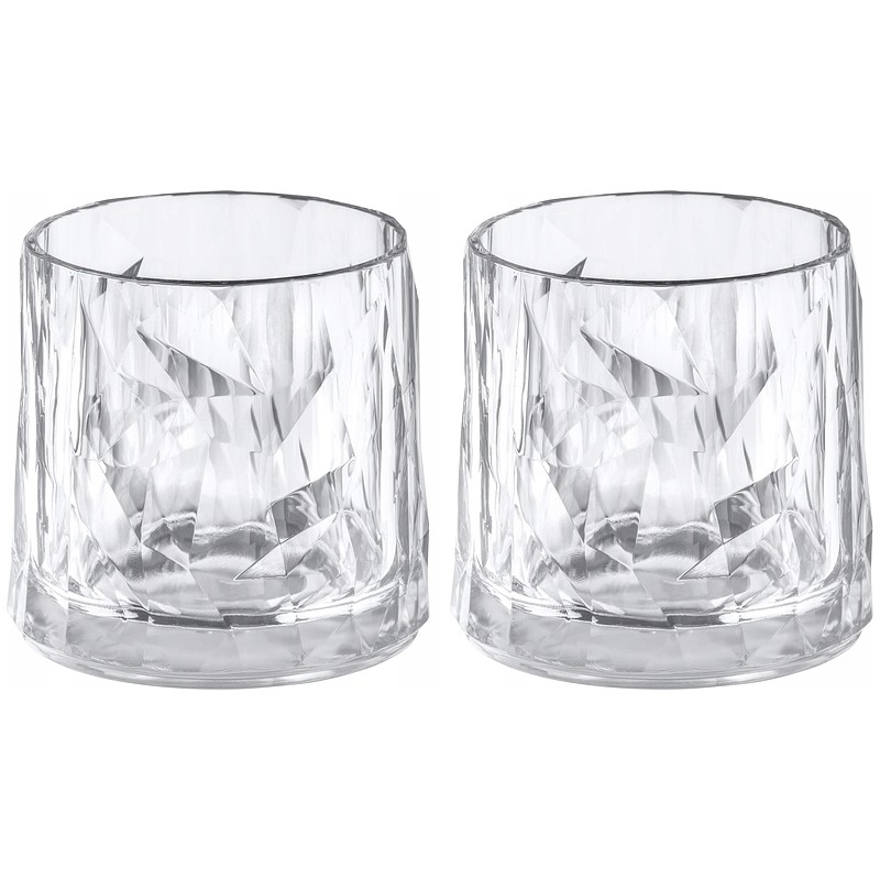 Club glass 250 ml, 2 pcs, camping for a camper