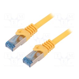 1 pcs x LOGILINK - CQ3047S - Patch cord, S/FTP, 6a, stranded, Cu, LSZH, yellow, 1.5m, 27AWG