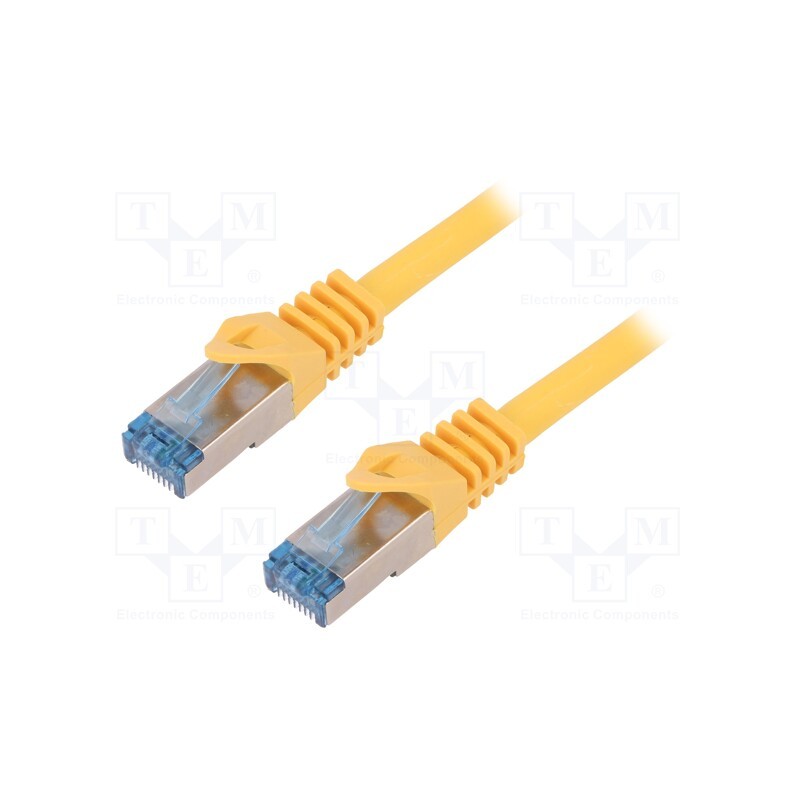 1 pcs x LOGILINK - CQ3047S - Patch cord, S/FTP, 6a, stranded, Cu, LSZH, yellow, 1.5m, 27AWG