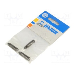 1 pcg x UNIOR - 602428 - Screwdriver bit, Pozidriv®, PZ3, Overall len: 32mm, 3pcs.