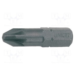 1 pcg x UNIOR - 602427 - Screwdriver bit, Pozidriv®, PZ2, Overall len: 32mm, 3pcs.