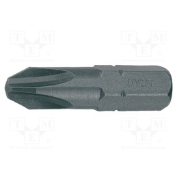 1 pcg x UNIOR - 602423 - Screwdriver bit, Phillips, PH2, Overall len: 32mm, 3pcs.