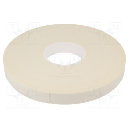 1 rol x - 3502 PIANKOWA 1MM 25MM-33M - Tape: fixing, W: 25mm, L: 33m, Thk: 1mm, two-sided adhesive, white