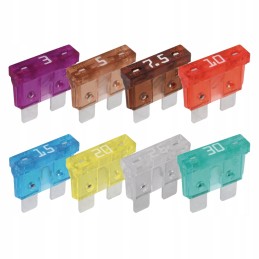 Plug-in flat fuses 32v 5a 50pcs granite