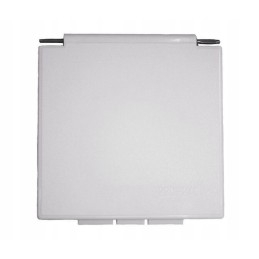 The flap covers the CEE connection sockets, white