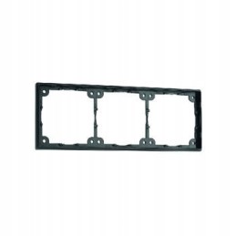 Triple spacer frame for a camper socket