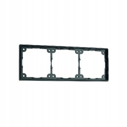 Triple spacer frame for a camper socket