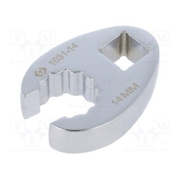 1 pcs x KING TONY - 1031-14R - Wrench, 12-angles,side,crowfoot,spanner,special, 14mm, L: 42mm