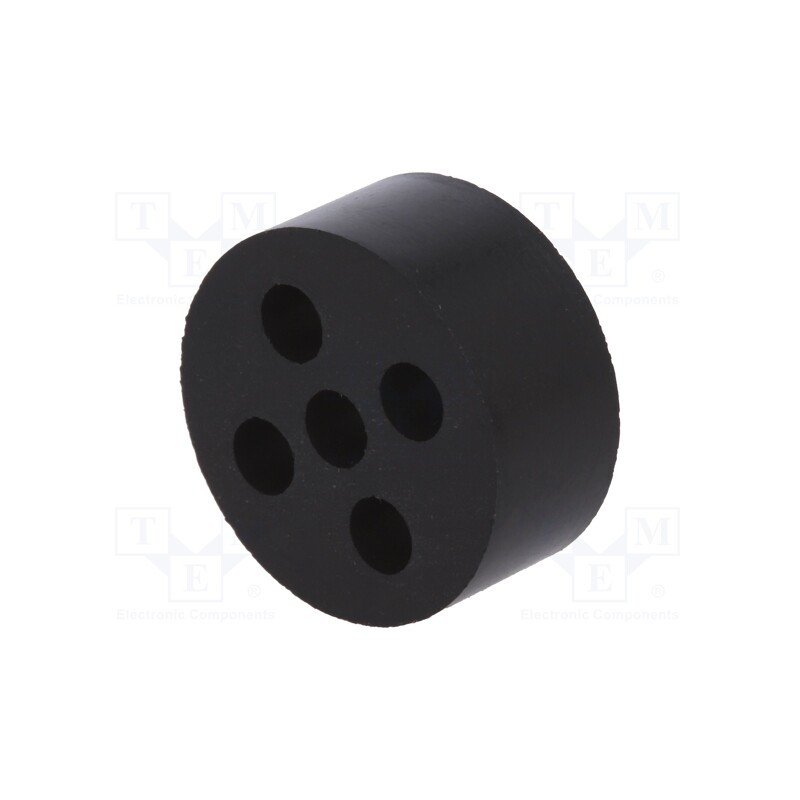 1 pcs x LAPP - 53325540 - Insert for gland, 4mm, M25, IP54, NBR rubber, Holes no: 5