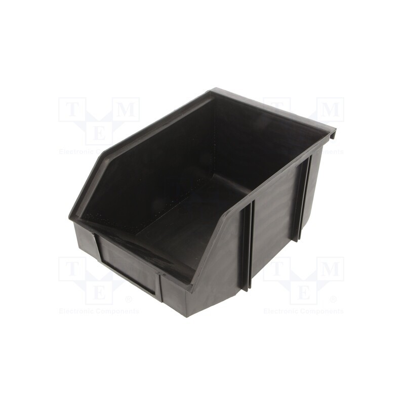1 pcs x STATICTEC - STP1103 - Cuvette, ESD, L: 233mm, W: 159mm, H: 120mm, black