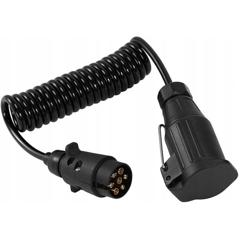 Spiral cable extending the 7-pin 13-pin 2m spiral cable for trailers