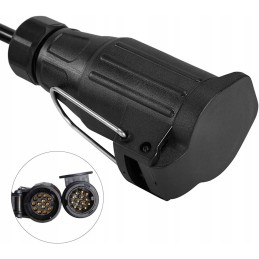 Spiral cable extending the 7-pin 13-pin 2m spiral cable for trailers