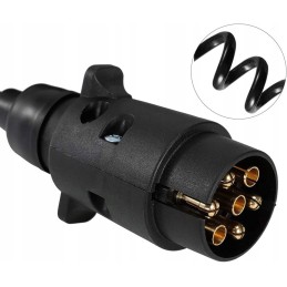 Spiral cable extending the 7-pin 13-pin 2m spiral cable for trailers