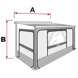 Privacy ultra light 350 fiamma awning roller shutter casing in WA