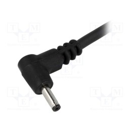 1 pcs x BQ CABLE - DC.CAB.1811.0150 - Cable, 2x1mm2, wires,DC 5,5/1,7 plug, angled, black, 1.5m