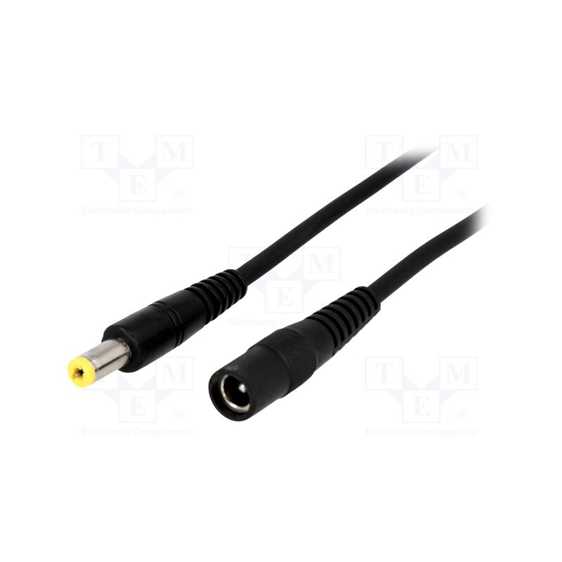 1 pcs x BQ CABLE - DC.EXT.1200.0180 - Cable, 2x1mm2, DC 5,5/2,1 plug,DC 5,5/2,1 socket, straight, 1.8m