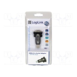 1 pcs x LOGILINK - AU0034 - USB to RS232 converter, D-Sub 9pin plug,USB A plug, USB 2.0