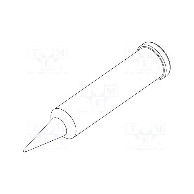 1 pcs x ERSA - 0102PDLF04/SB - Tip, conical, 0.4mm, for soldering iron,for soldering station
