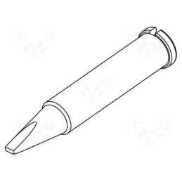 1 pcs x ERSA - 0102CDLF16/SB - Tip, chisel, 1.6mm, for soldering iron,for soldering station