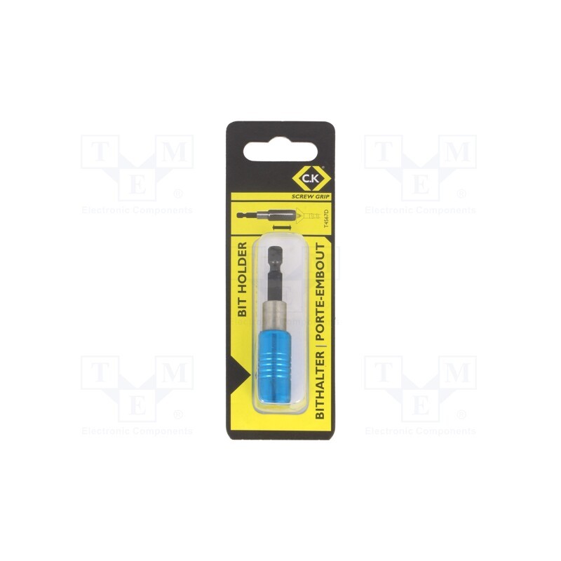 1 pcs x C.K - T4567D - Holders for screwdriver bits, Socket: 1/4', Overall len: 60mm