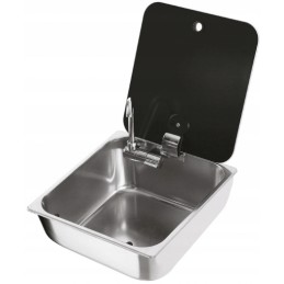 Stainless steel sink, can 32x35x15 cm