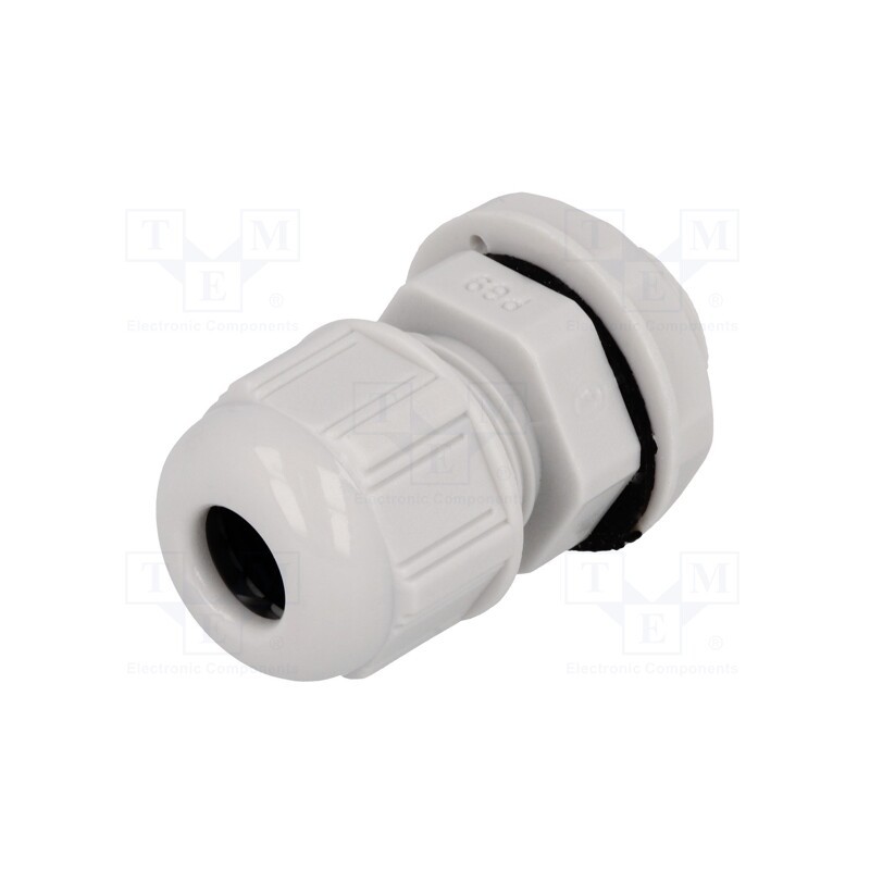 1 pcs x MOLEX - 93600-0396 7000.7830.7 - Cable gland, PG9, IP68, polyamide, light grey, UL94V-2, GWconnect