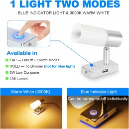 Reading lamp 12v rv boat night lamp camper truck