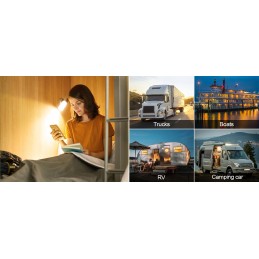 Reading lamp 12v rv boat night lamp camper truck