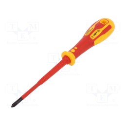 1 pcs x C.K - T49242-1 - Screwdriver, insulated,slim, Phillips, PH1, Blade length: 100mm