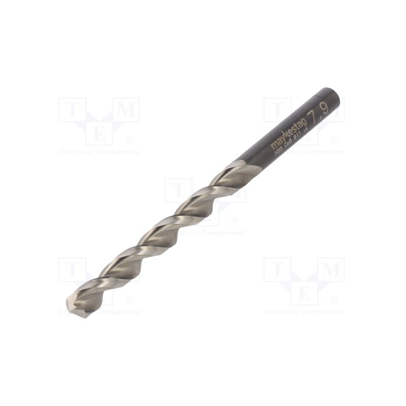 1 pcs x ALPEN-MAYKESTAG - 61100790100 - Drill bit, for metal, Ø: 7.9mm, L: 117mm, Working part len: 75mm