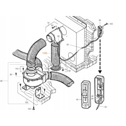 Truma stove chimney casing pipe 75mm heating