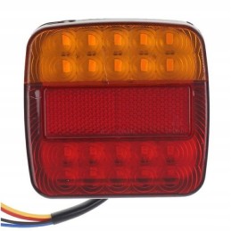 LED rear lamp for a tow truck trailer