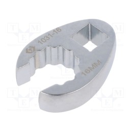 1 pcs x KING TONY - 1031-16R - Wrench, 12-angles,side,crowfoot,spanner,special, 16mm, L: 42mm