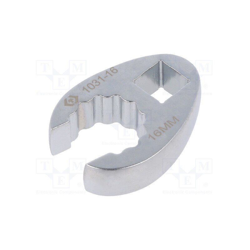 1 pcs x KING TONY - 1031-16R - Wrench, 12-angles,side,crowfoot,spanner,special, 16mm, L: 42mm