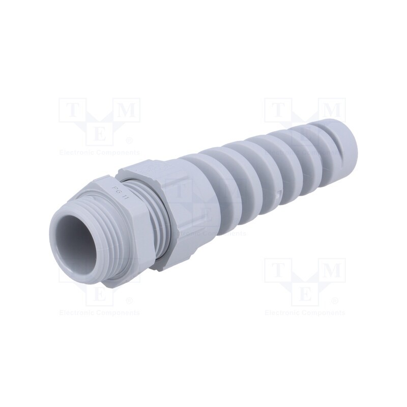 1 pcs x LAPP - 53015620 - Cable gland, with strain relief, PG11, IP68, polyamide, dark grey