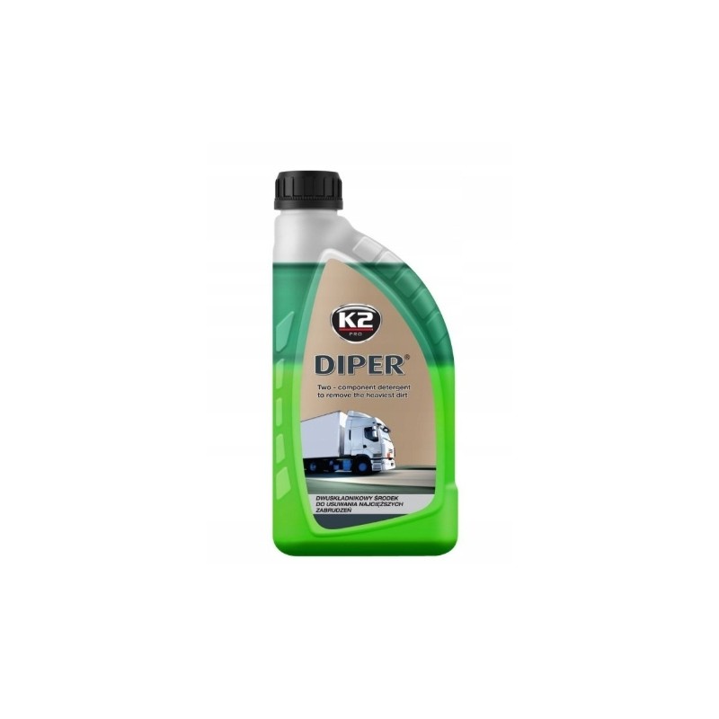 Diper agent for removing heavy dirt